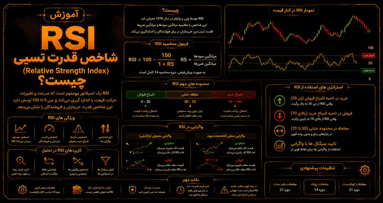 شاخص قدرت نسبی (RSI)